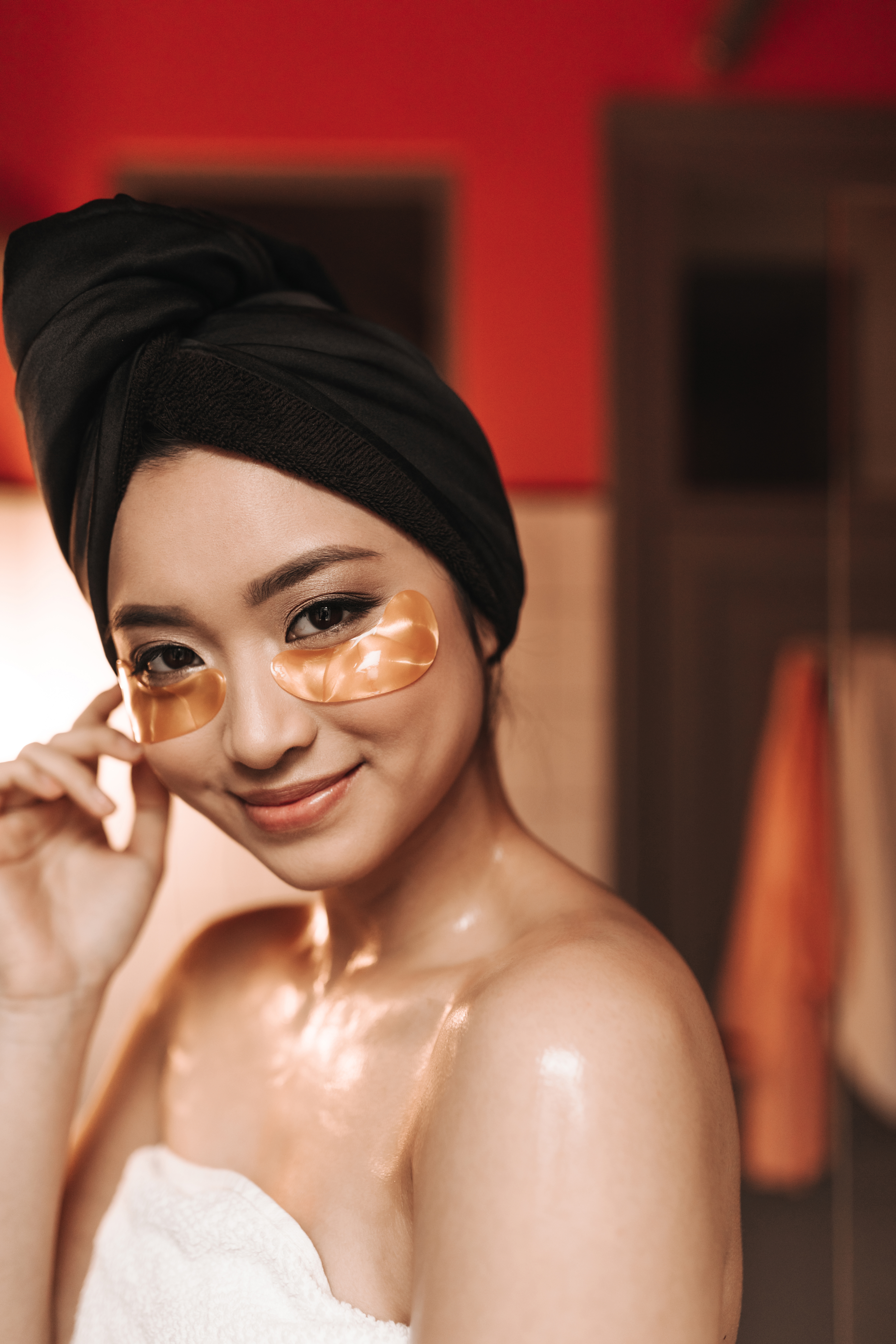 Detalle de ritual facial coreano